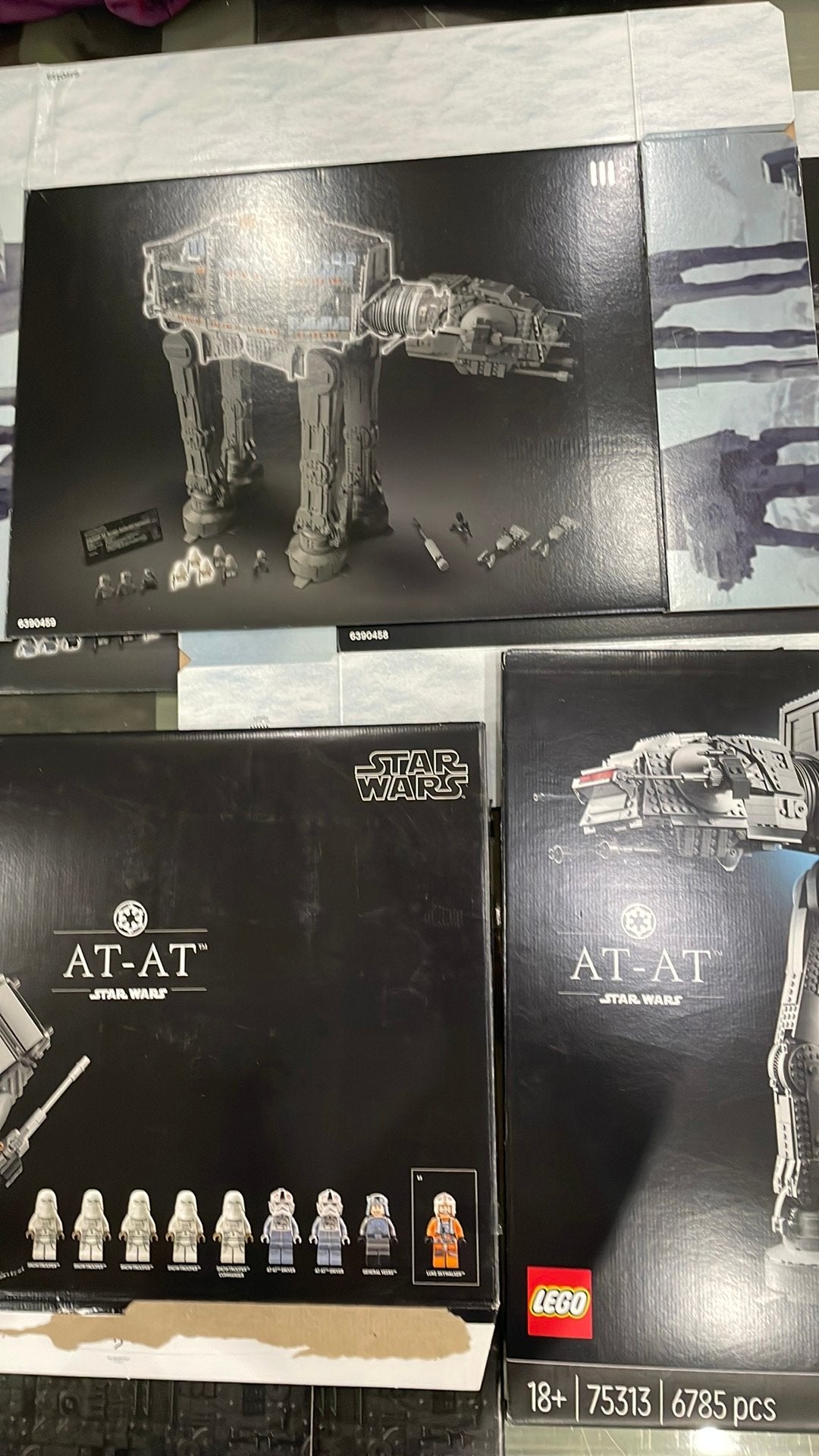 Lego 75313 star wars AT-AT boites vides, Collections, Enlèvement, Comme neuf