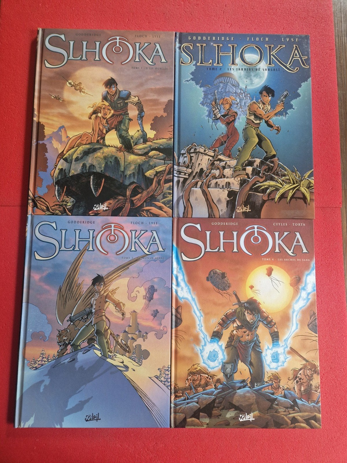 lot de 4 bd slhoka 1 à 4, Enlèvement ou Envoi