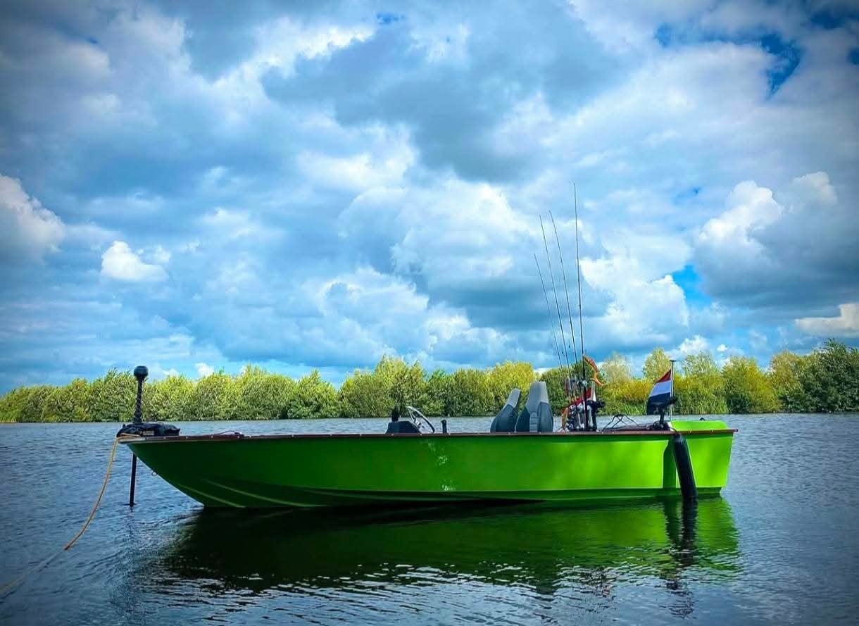 complete visboot, Watersport en Boten, Vis- en Consoleboten, Ophalen of Verzenden, Polyester