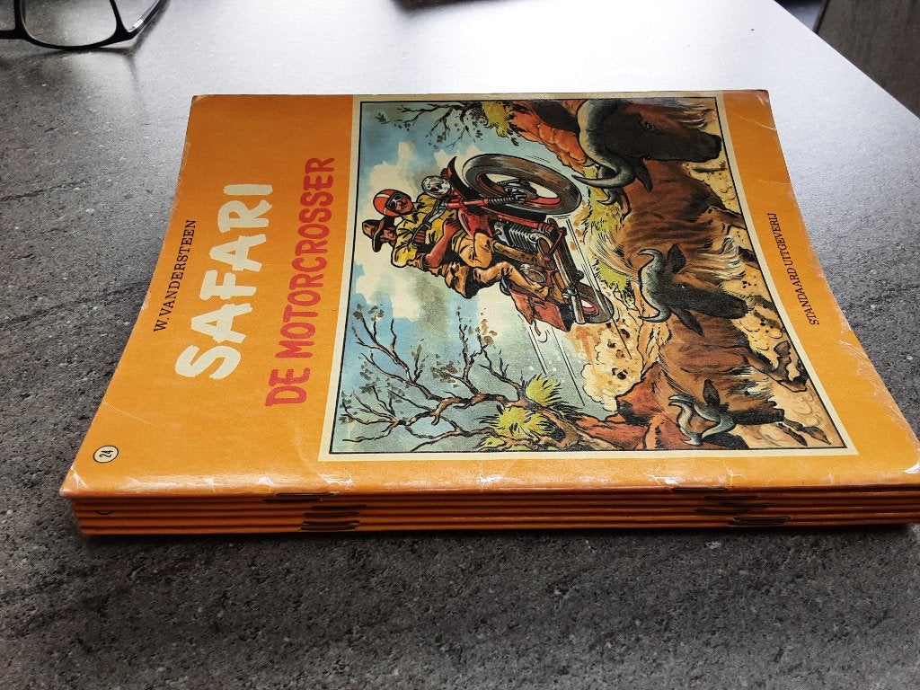 De bandes"Safari"édition originale 6 pièces voir description, Livres, Plusieurs BD, Enlèvement ou Envoi, Utilisé, Willy Vandersteen