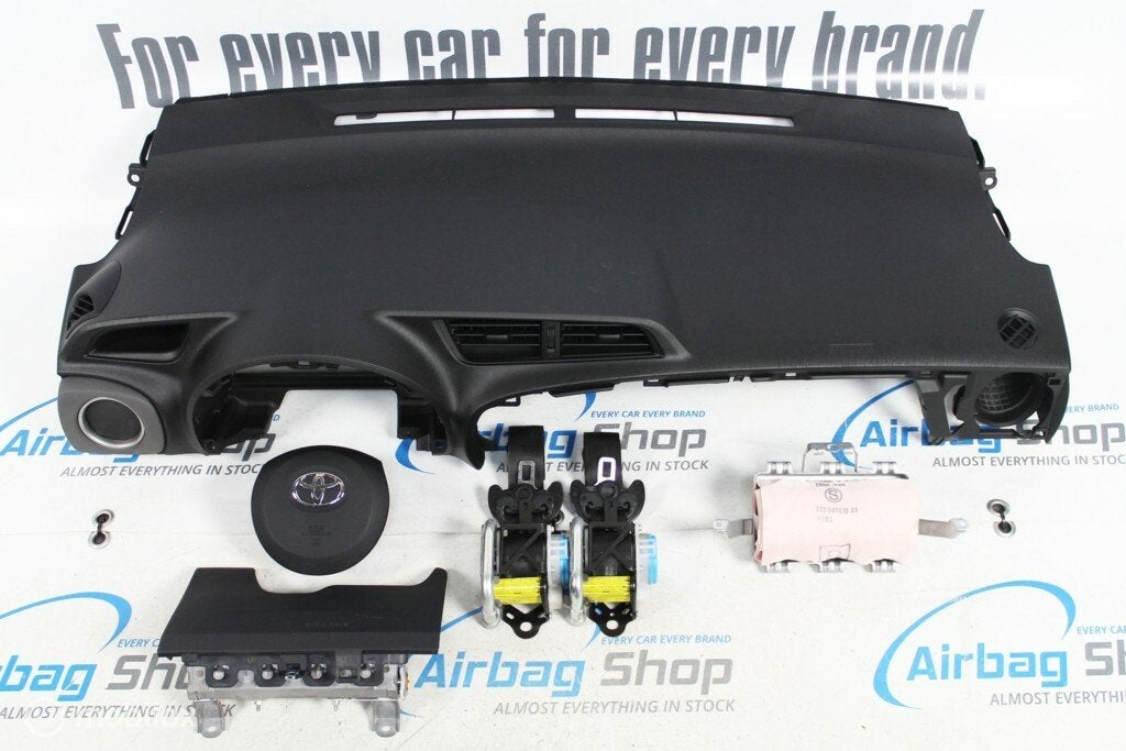Airbag kit - Tableau de bord noir Toyota Yaris (2009-....)