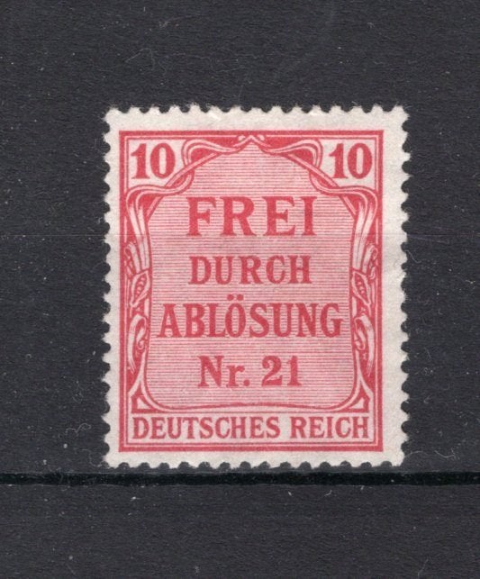 DEUTSCHES REICH Yt. S4 (*) zonder gom Dienstzegel 1903, Verzenden, Postfris