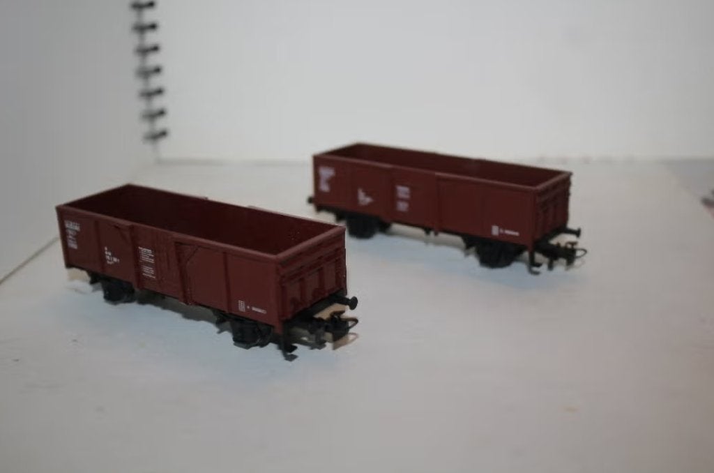 marklin ho 2 wagons tombereau DB, Courant alternatif, Wagon, Utilisé, Märklin