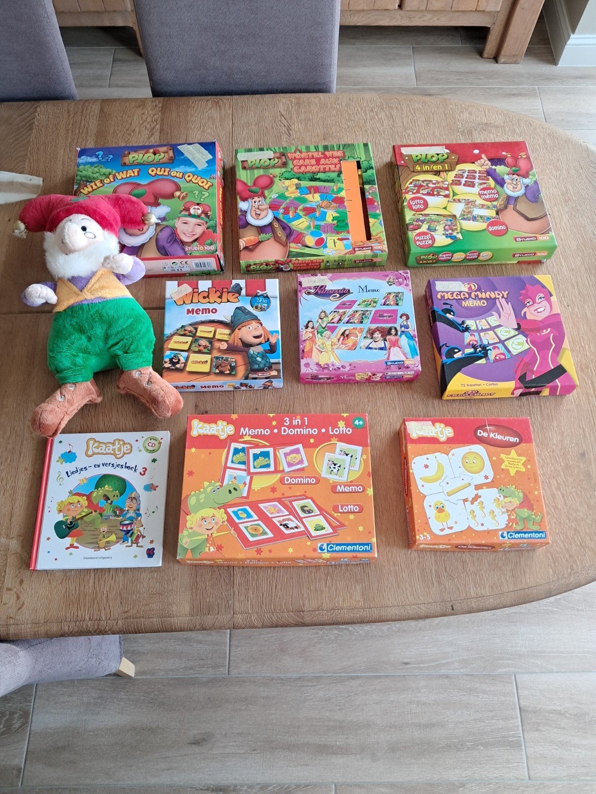 studio 100 spelletjes, Ophalen, Gebruikt