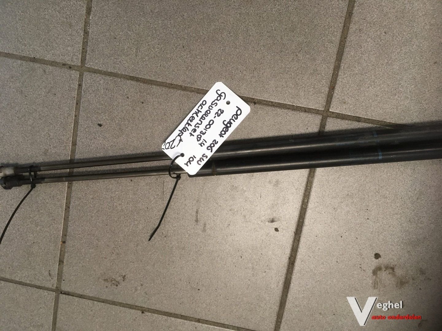 Peugeot 206 SW gasveren set achterklep 2004, -, Utilisé, -, -