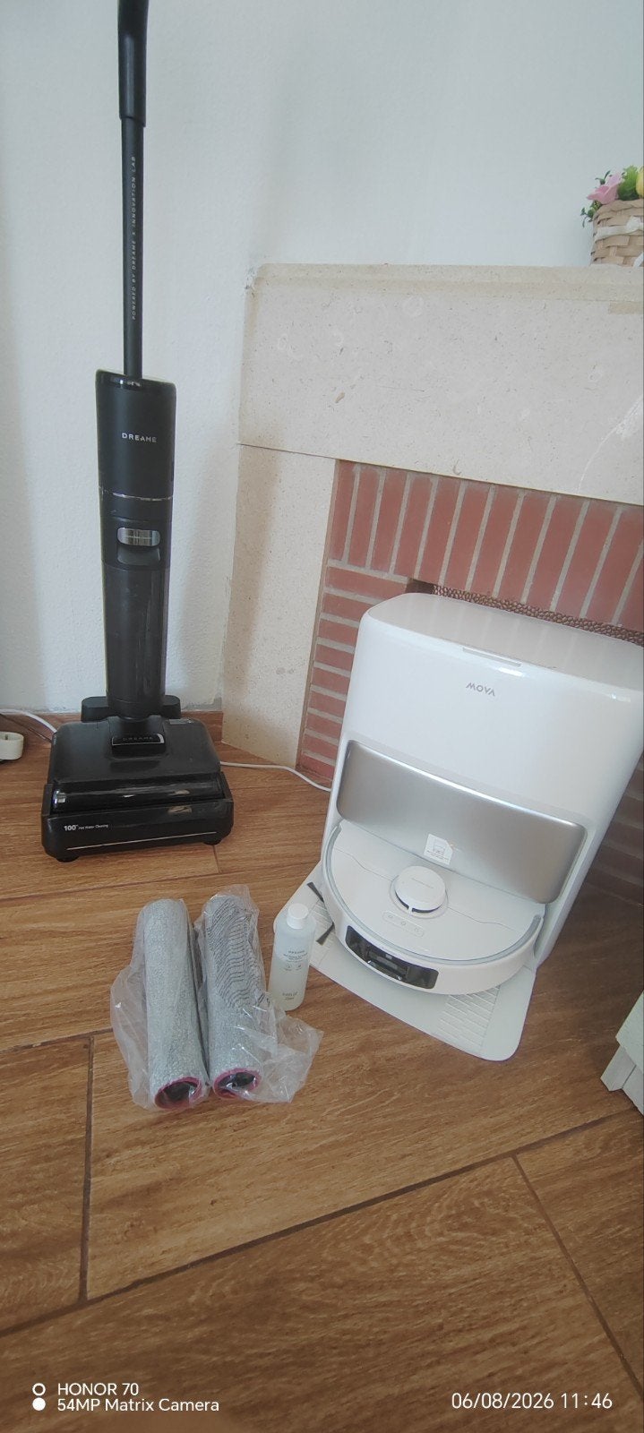 Mova P50 Pro Ultra et Dreame H15 Mix, Enlèvement, Comme neuf, Nettoyeur à vapeur