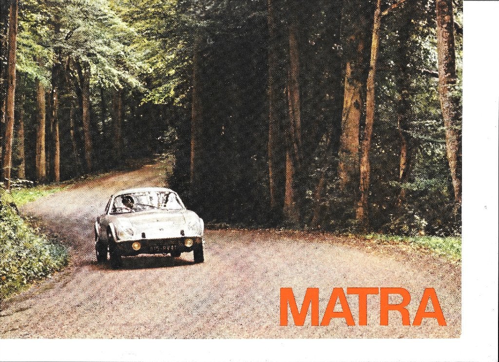MATRA DJET (5 S), 1966, Enlèvement ou Envoi, Comme neuf, Autres marques