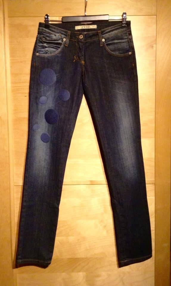 Exté (Ittierre) Italiaanse jeans — Maat M — NIEUW, Blauw, Nieuw, Ophalen of Verzenden, Exté