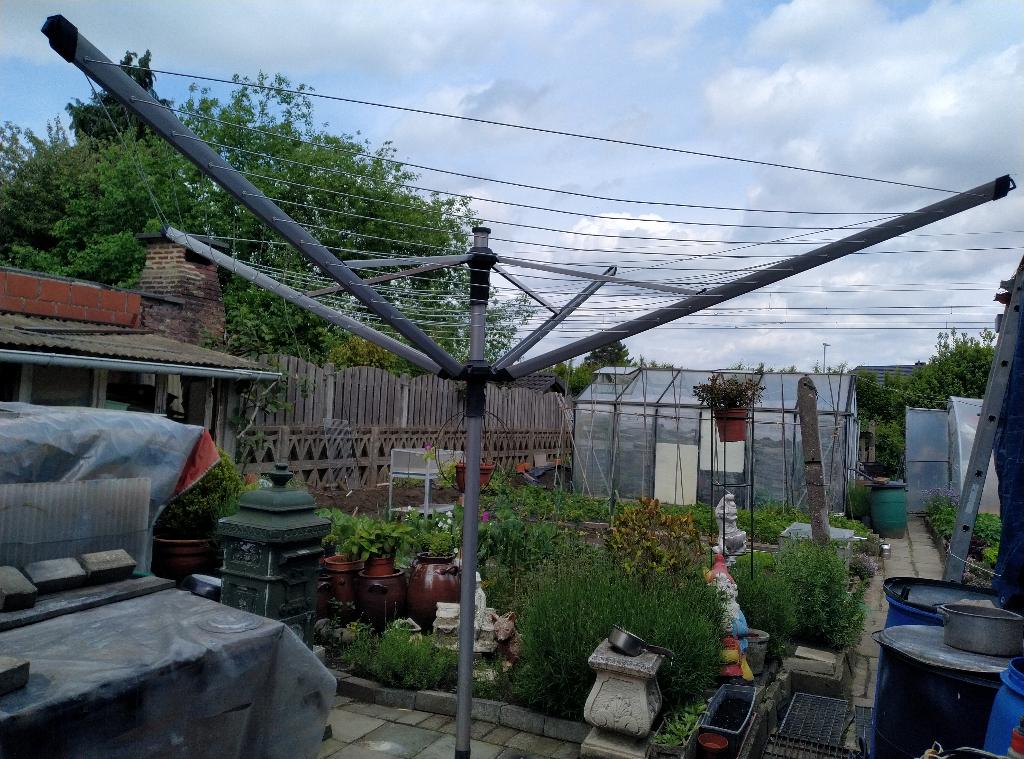 Droogparasol Brabantia in nieuwe staat, Ophalen, Zo goed als nieuw, Brabantia