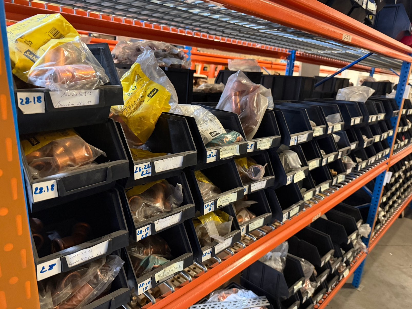 SET KRIMPACCESSOIRES VOOR KOPER EN MESSING — SANHA, Doe-het-zelf en Bouw, Ophalen, Bochten