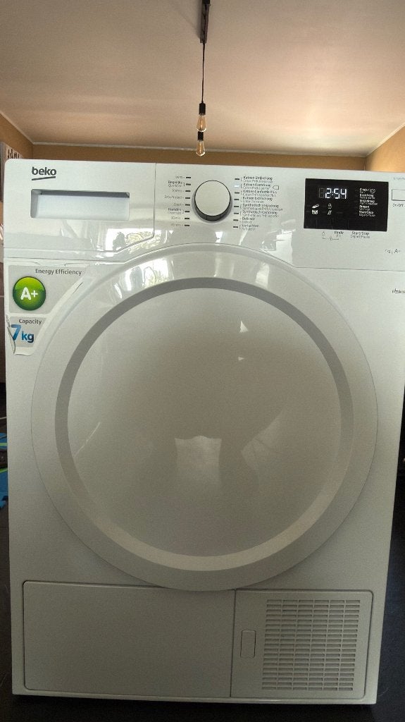 Beko Warmtepompdroger 7 kg – Zuinig, Perfect Werkend!, Electroménager, 6 à 8 kg, Phase anti-froissage, Chargeur frontal, Enlèvement