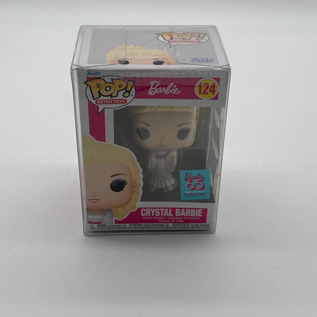 Funko Pop - Crystal Barbie - Barbie (124) , met case, Verzamelen, Ophalen of Verzenden, Zo goed als nieuw