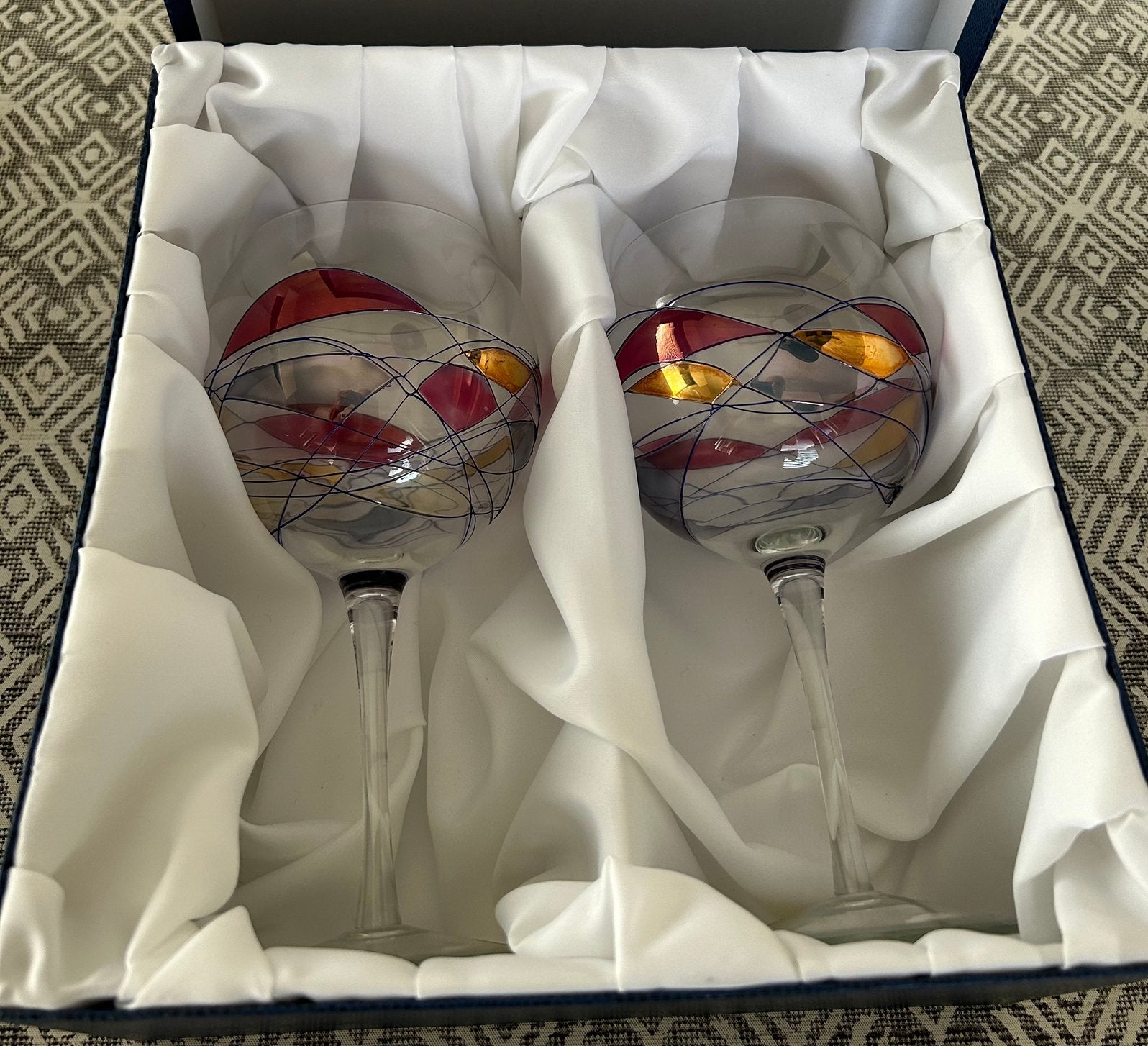 2 glazen Crystal de Paris, Collections, Porcelaine, Cristal & Couverts, Enlèvement, Neuf