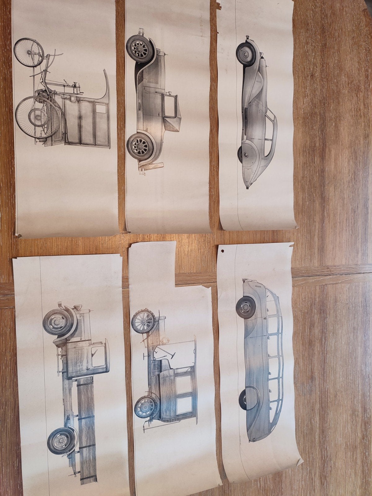 Anciennes lithographies, faire offre correcte, Enlèvement ou Envoi