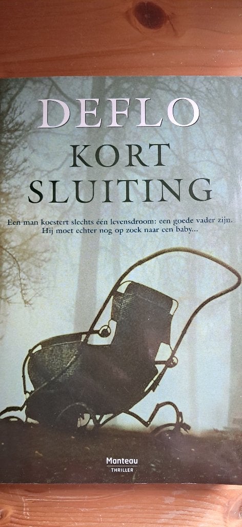 Boek thriller ´ Kortsluiting ´, België, Luc Deflo, Ophalen, Gelezen