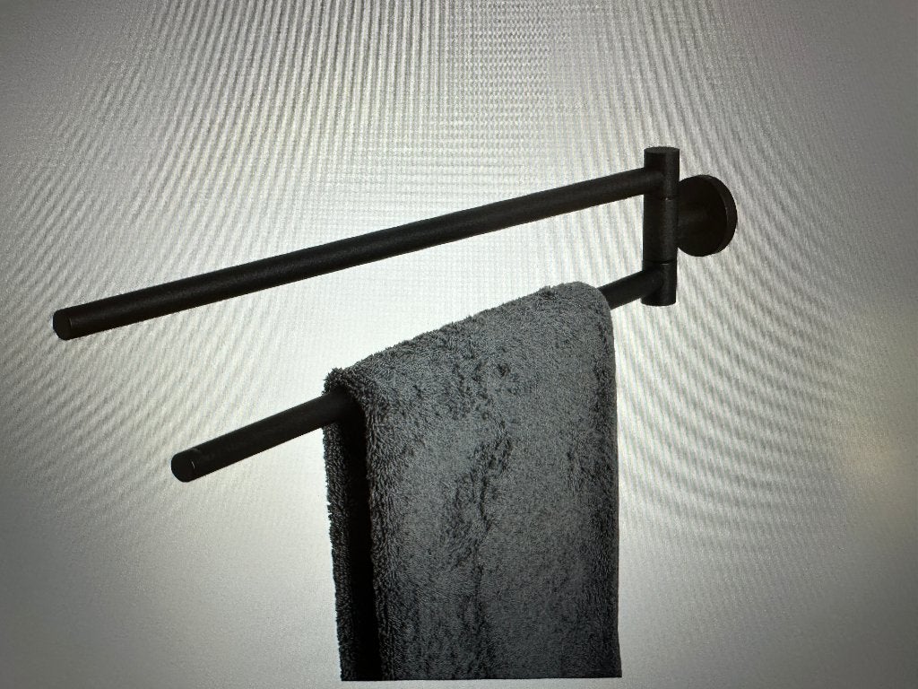 Tiger Boston handdoekrek doucherek zeepdispenser zwart, Huis en Inrichting, Handdoekenrek, Nieuw, Ophalen of Verzenden, Overige merken