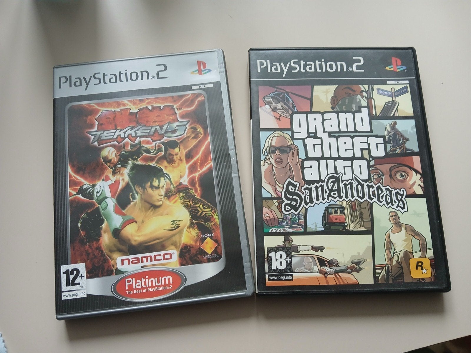 Gta san andreas et tekken 5 ps2, Enlèvement ou Envoi