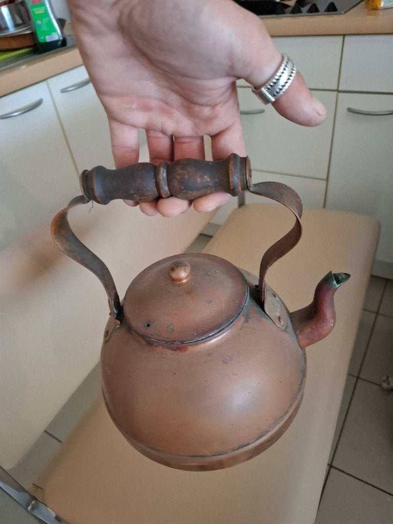 Koper kan met deksel, Antiek en Kunst, Ophalen of Verzenden, Koper