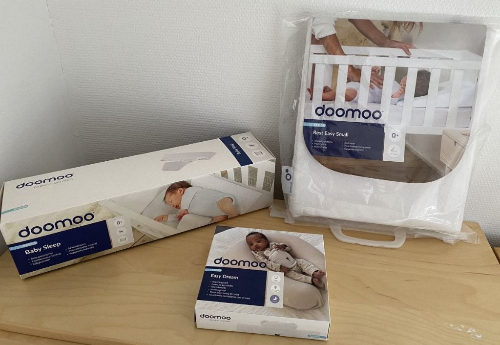 Complete Doomoo Kussenset – Zijlig-, Hellend- & Warmte-, Kinderen en Baby's, Kinderkamer | Beddengoed, Zo goed als nieuw, Kussen