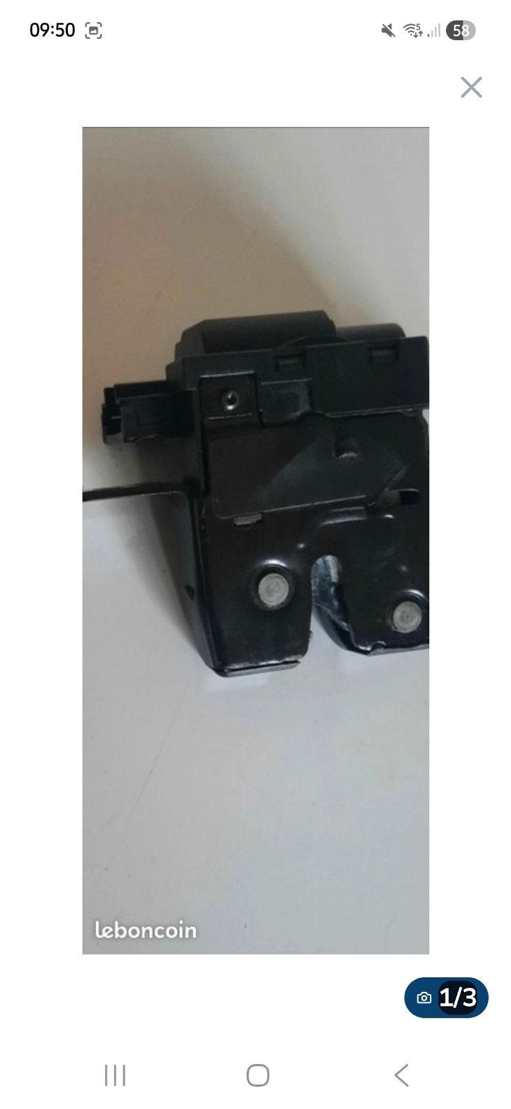 Moteur de centralisation de coffre Renault, Autos : Pièces & Accessoires, Batteries & Accessoires, Enlèvement, Renault