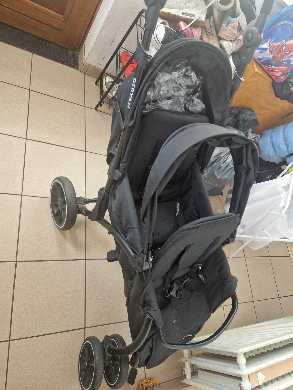 Kinderwagen voor 2 kinderen,, Kinderen en Baby's, Buggy's, Ophalen