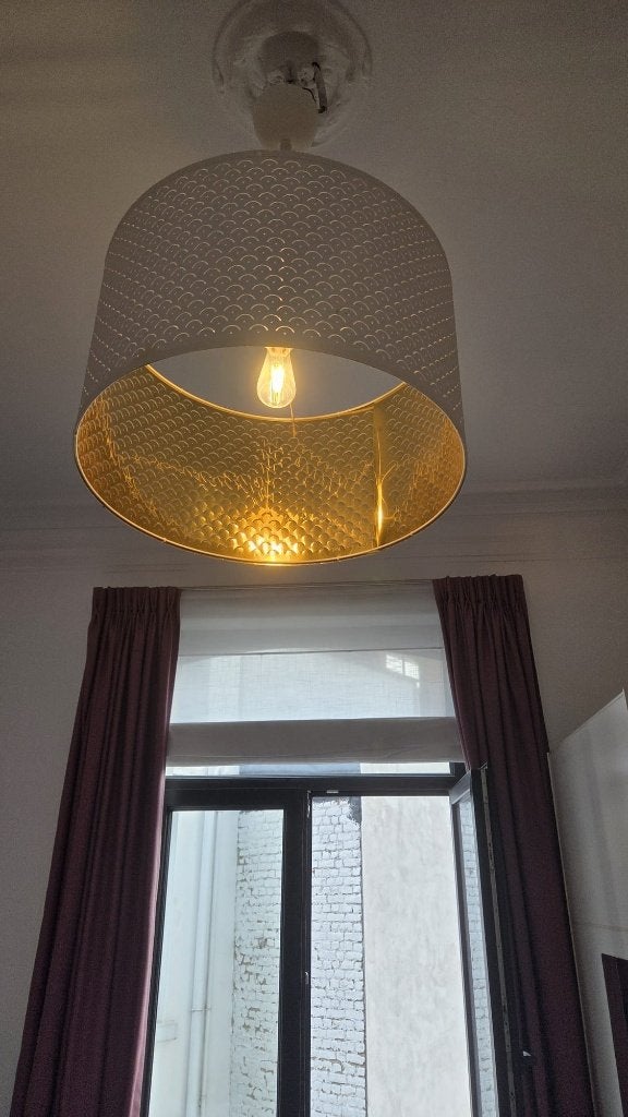 2 suspensions IKEA NYMÖ 59 cm - 30 € les 2, Maison & Meubles, Lampes | Suspensions, Comme neuf, Autres matériaux, E27 (grand)