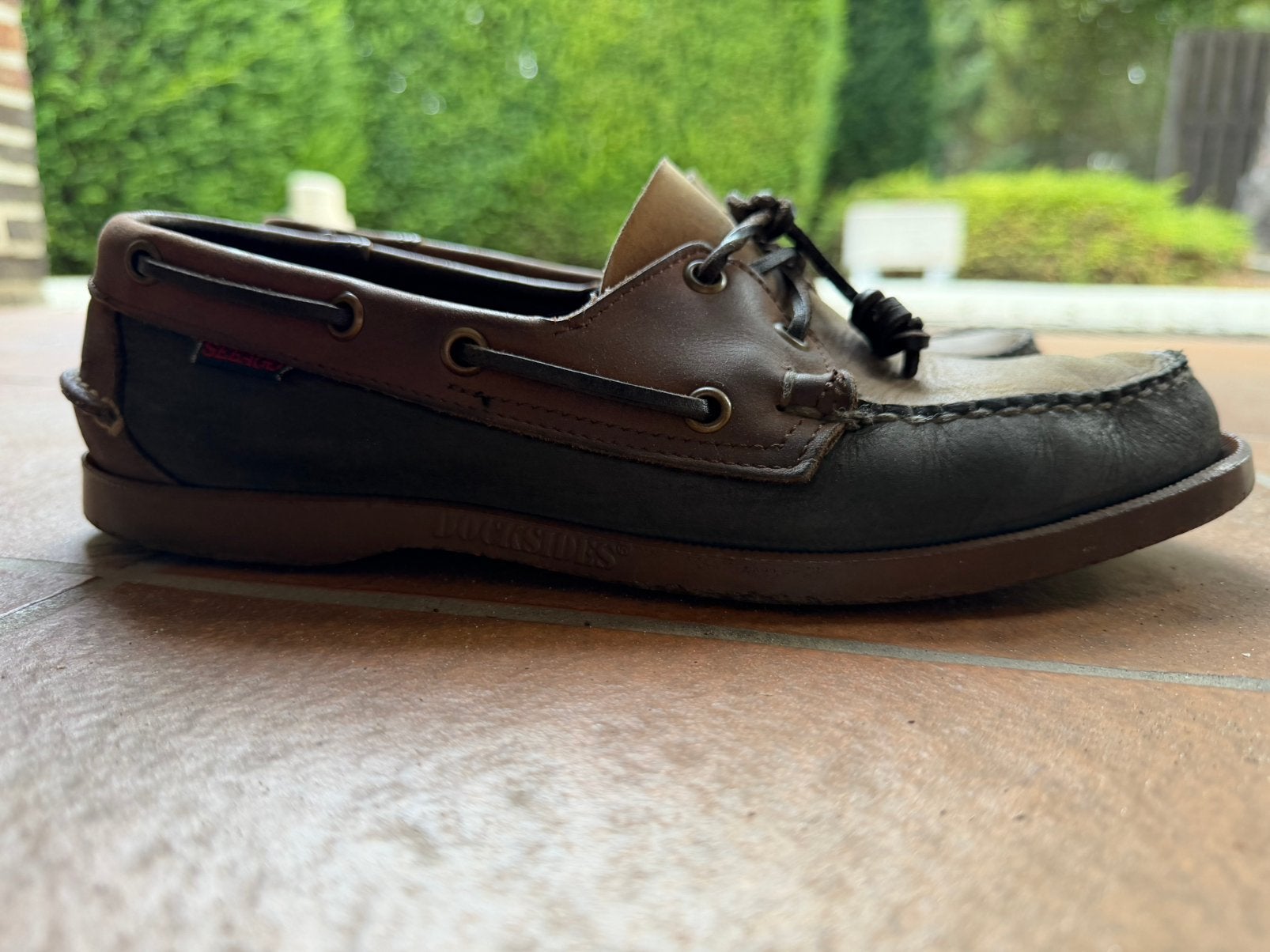 Originele Sebago Docksides bootschoenen :Leder Suède maat:42, Kleding | Heren, Bruin, Ophalen of Verzenden, Zo goed als nieuw