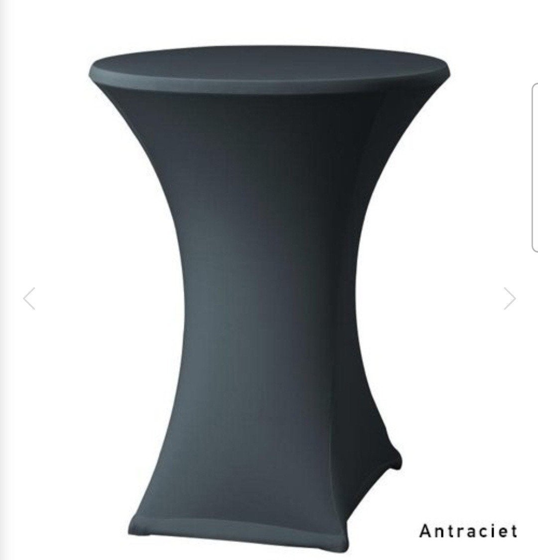 Stretchhoes partytafels antracietgrijs, Enlèvement
