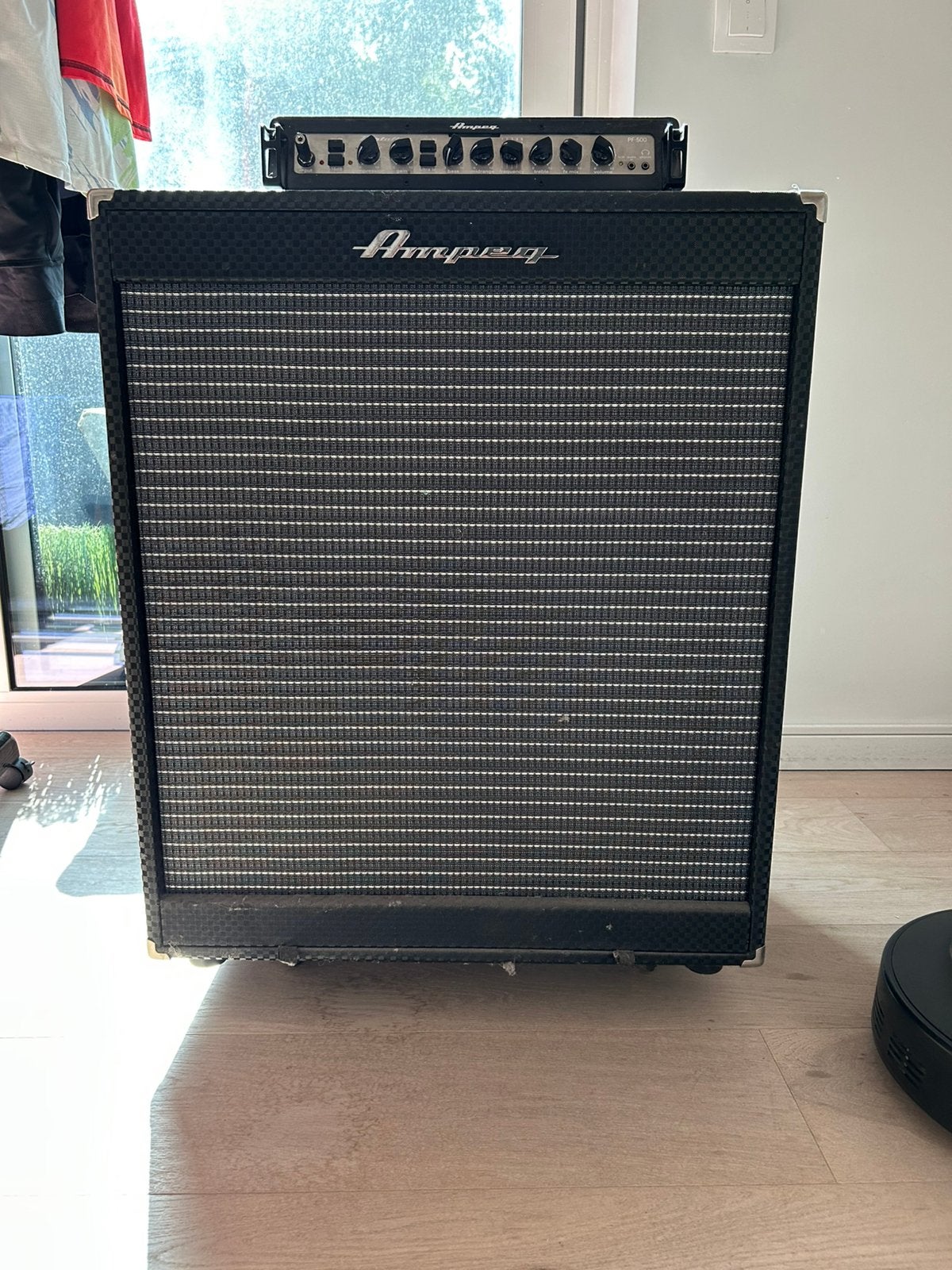 Ampeg PF-500 + PF-410HLF – complete basstack - defect, Muziek en Instrumenten, Versterkers | Bas en Gitaar, Ophalen, Gebruikt