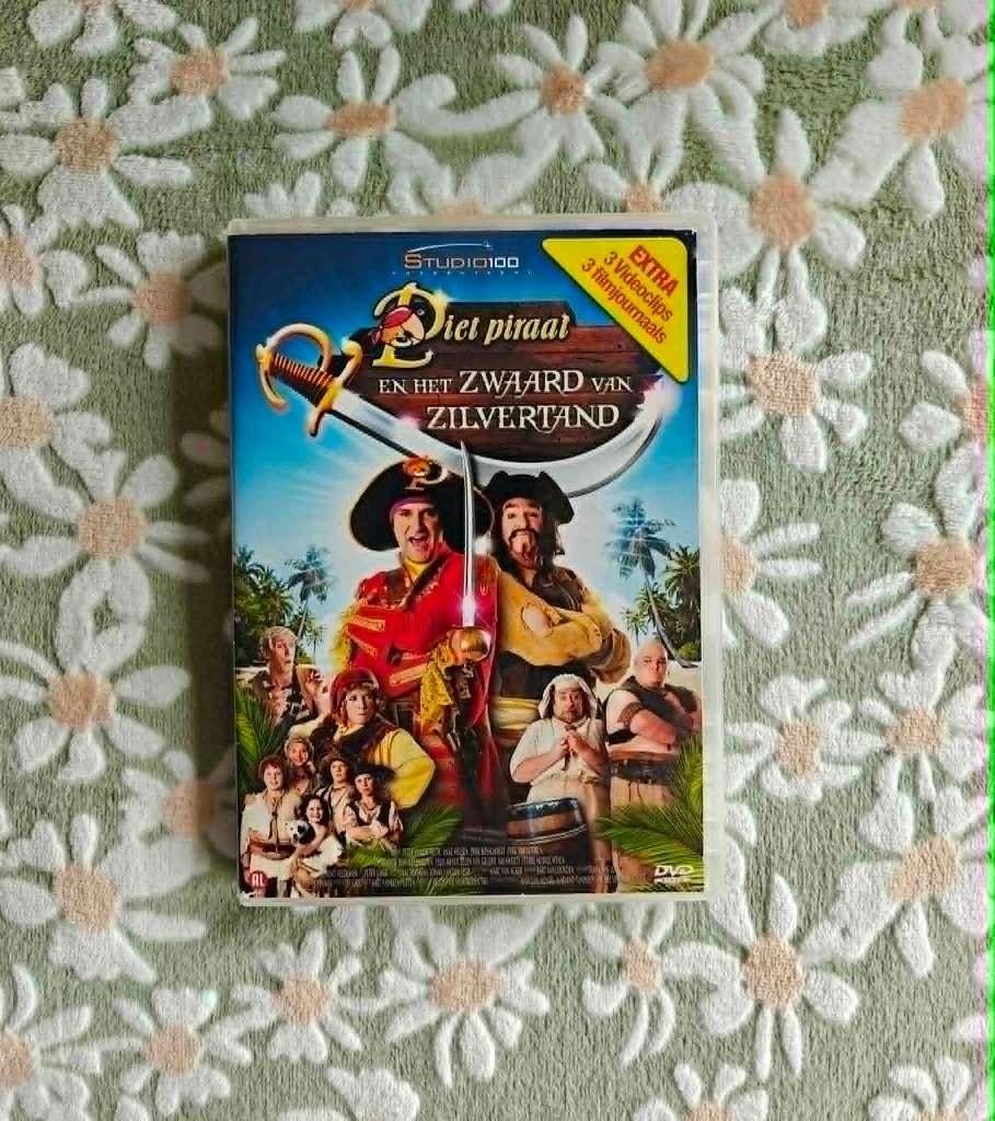 DVD - Piet Piraat - Het zwaard van Zilvertand - €1,50, Ophalen, Avontuur, Gebruikt, Alle leeftijden