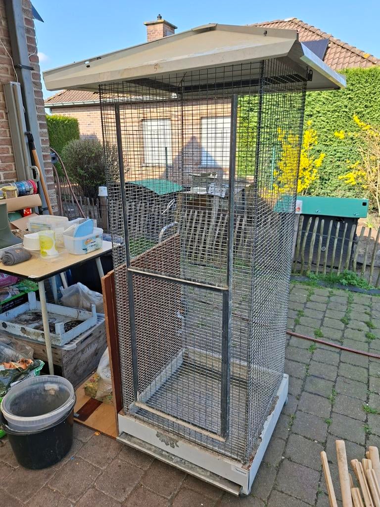 Binnenvolière te koop, Ophalen, Gebruikt, Metaal, Volière