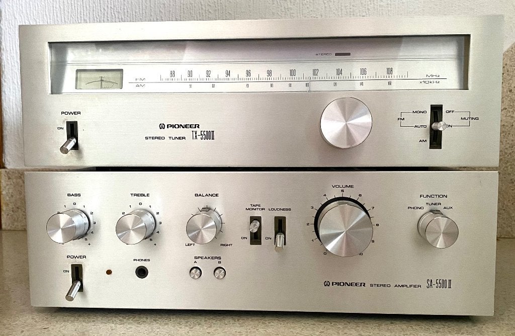 Pioneer versterker en tuner SA-5500 II en TX 5500 II, Ophalen, Zo goed als nieuw, Pioneer