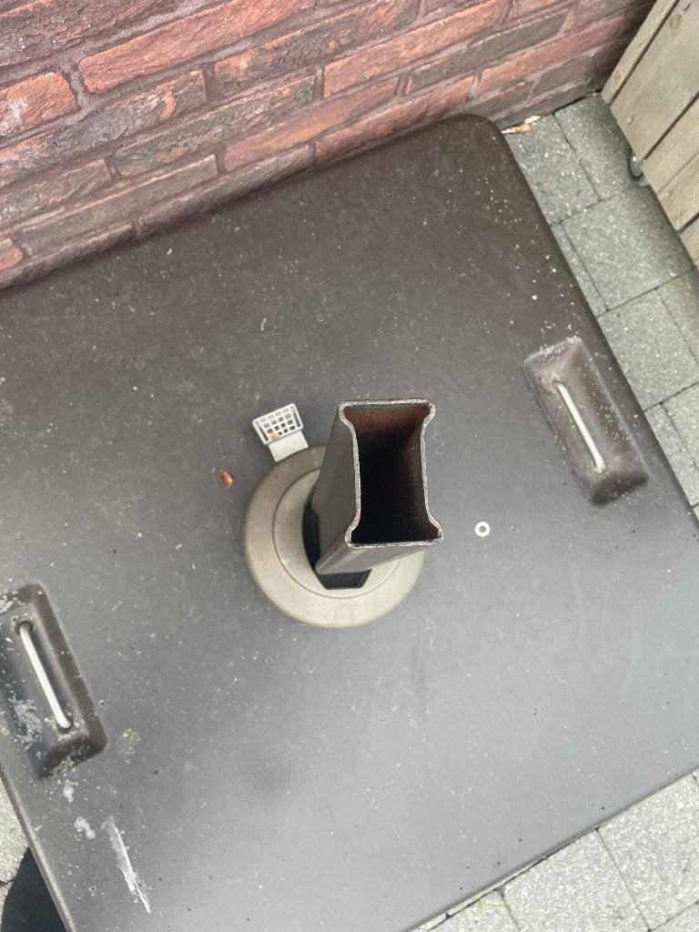 Parasolvoet, Ophalen, Gebruikt, Minder dan 1 meter, Parasolvoet