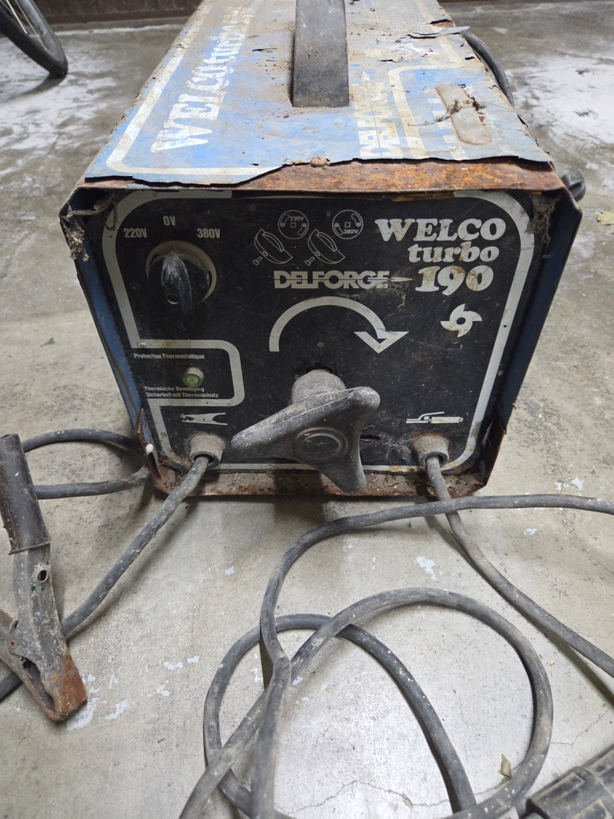 laspost delforge welco turbo 190 220v en 380v, Enlèvement