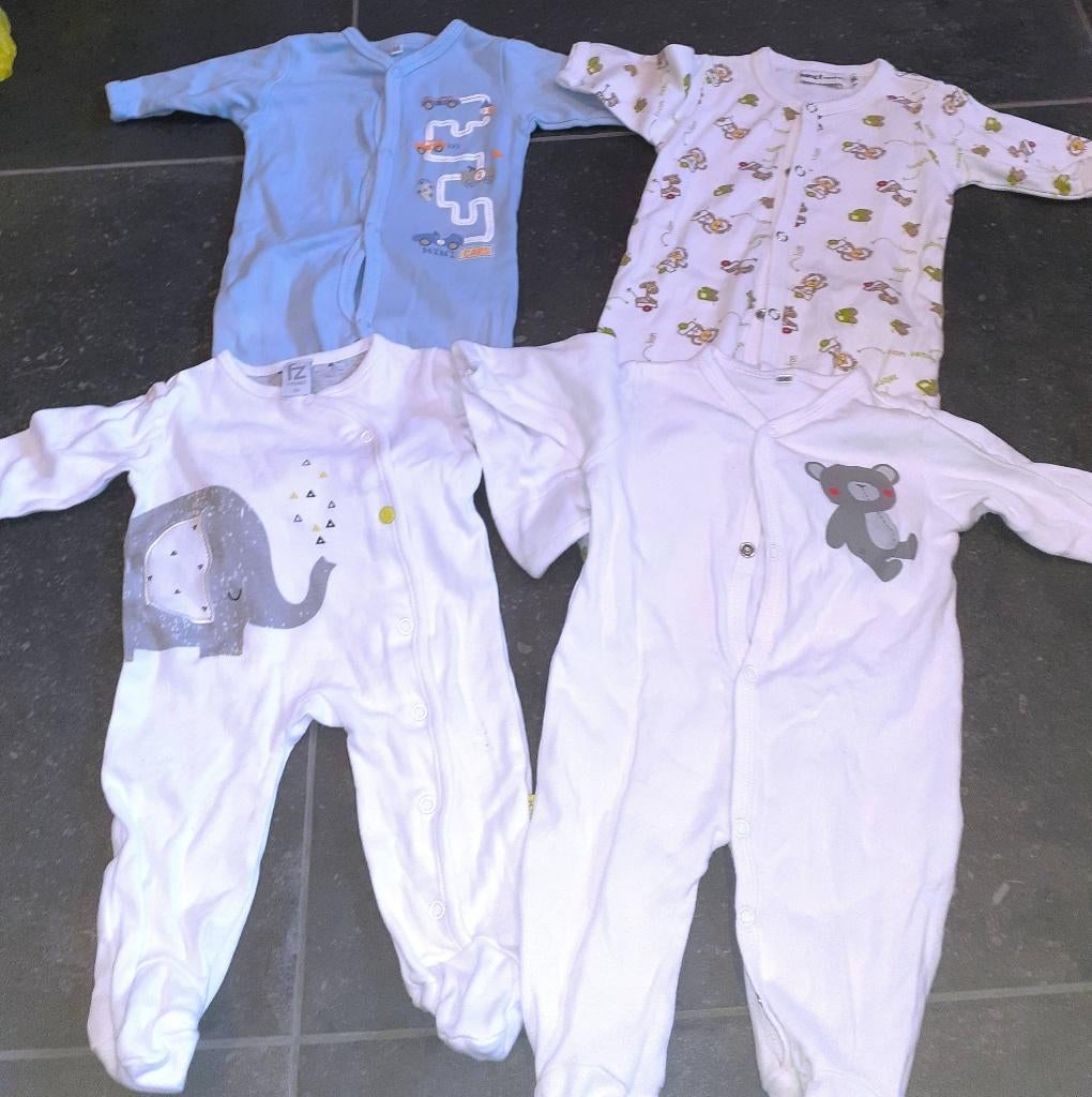 Baby 4 pyjama's 56, Enfants & Bébés, Vêtements de bébé | Taille 56, Neuf, Garçon ou Fille, Vêtements de nuit ou Sous-vêtements