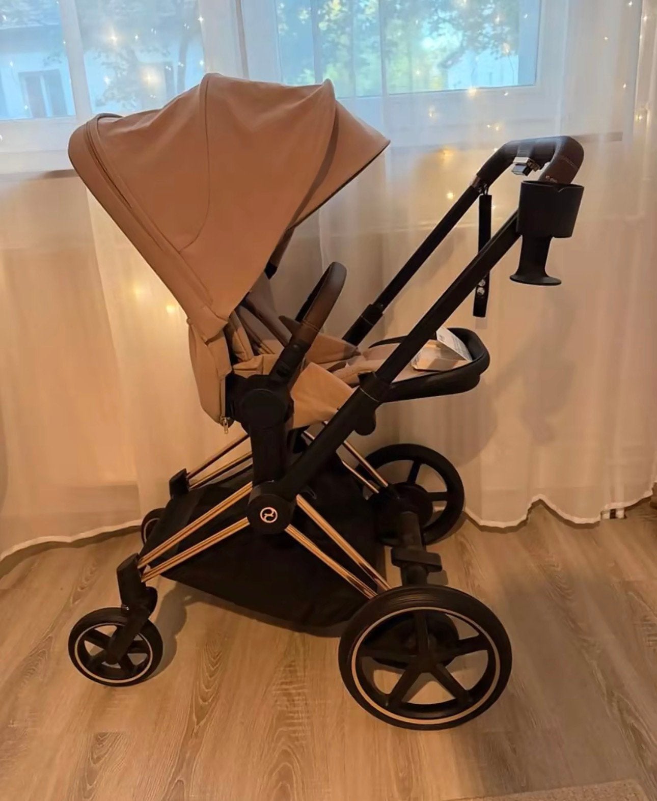 CYBEX PRIAM 4 BEIGE, Kinderen en Baby's, Ophalen, Zo goed als nieuw