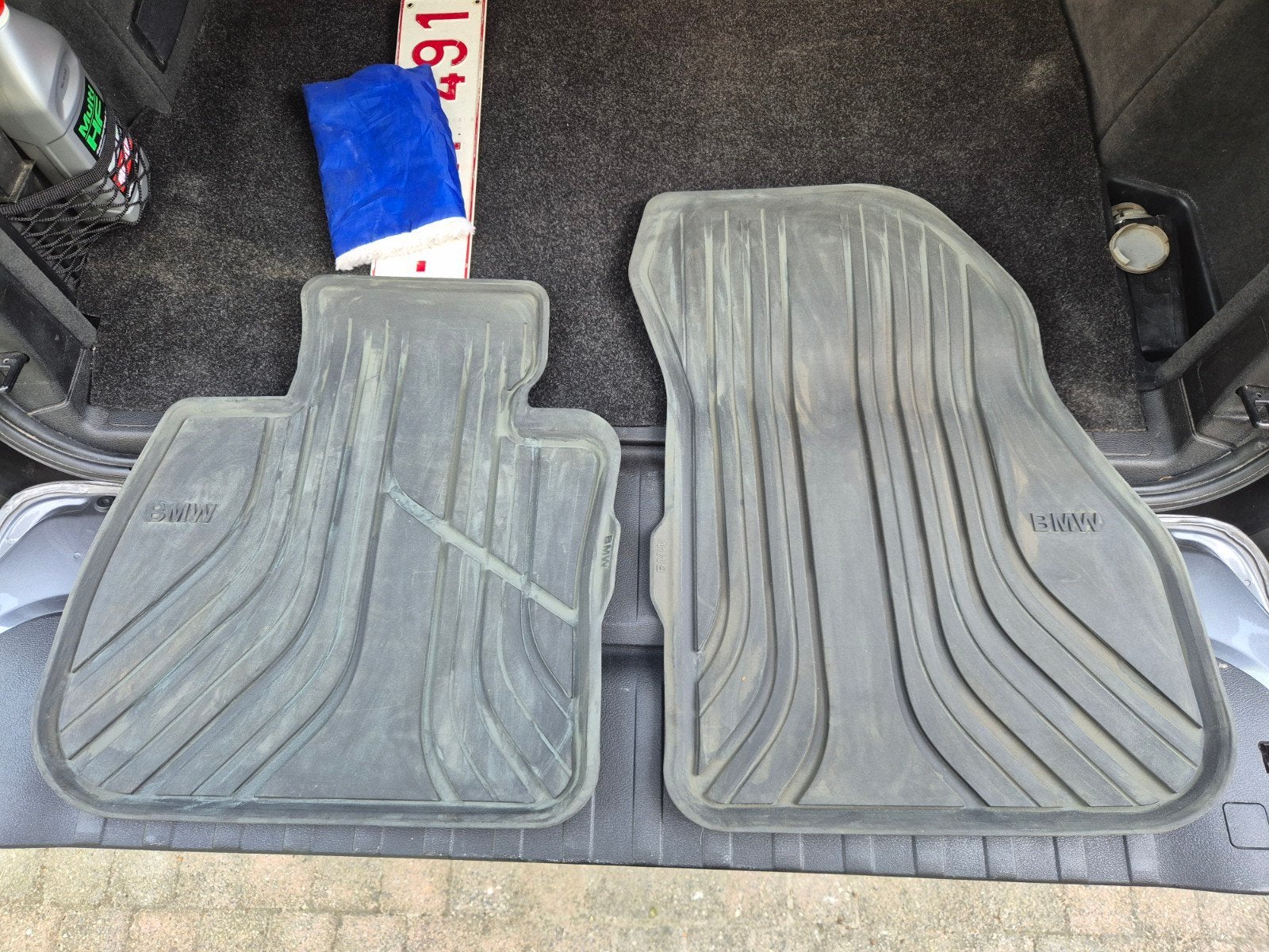 BMW rubberen matten – vooraan – 2-serie F45/F46, Enlèvement, Comme neuf