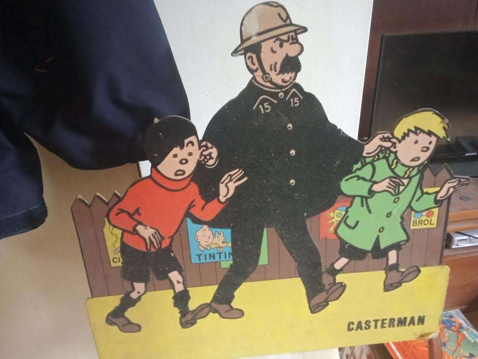 Carton quick et flupke ( BD ), Enlèvement, Utilisé