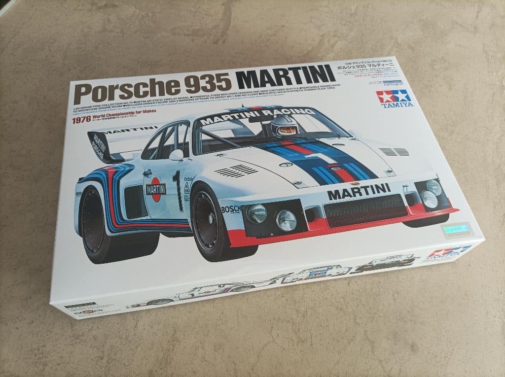 Tamiya Porsche 935 Martini gloednieuw, Hobby en Vrije tijd, Auto, Groter dan 1:32, Nieuw, Ophalen of Verzenden