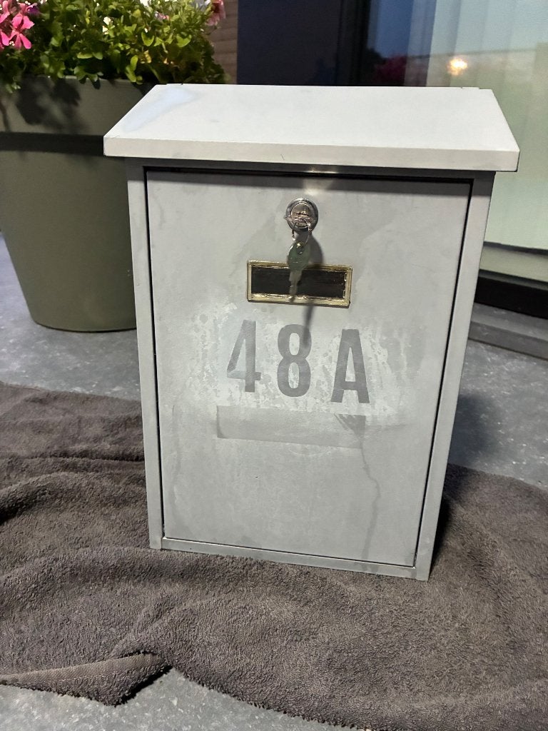 Brievenbus te koop, Jardin & Terrasse, Boîtes aux lettres, Enlèvement, Utilisé, Aluminium, Murale