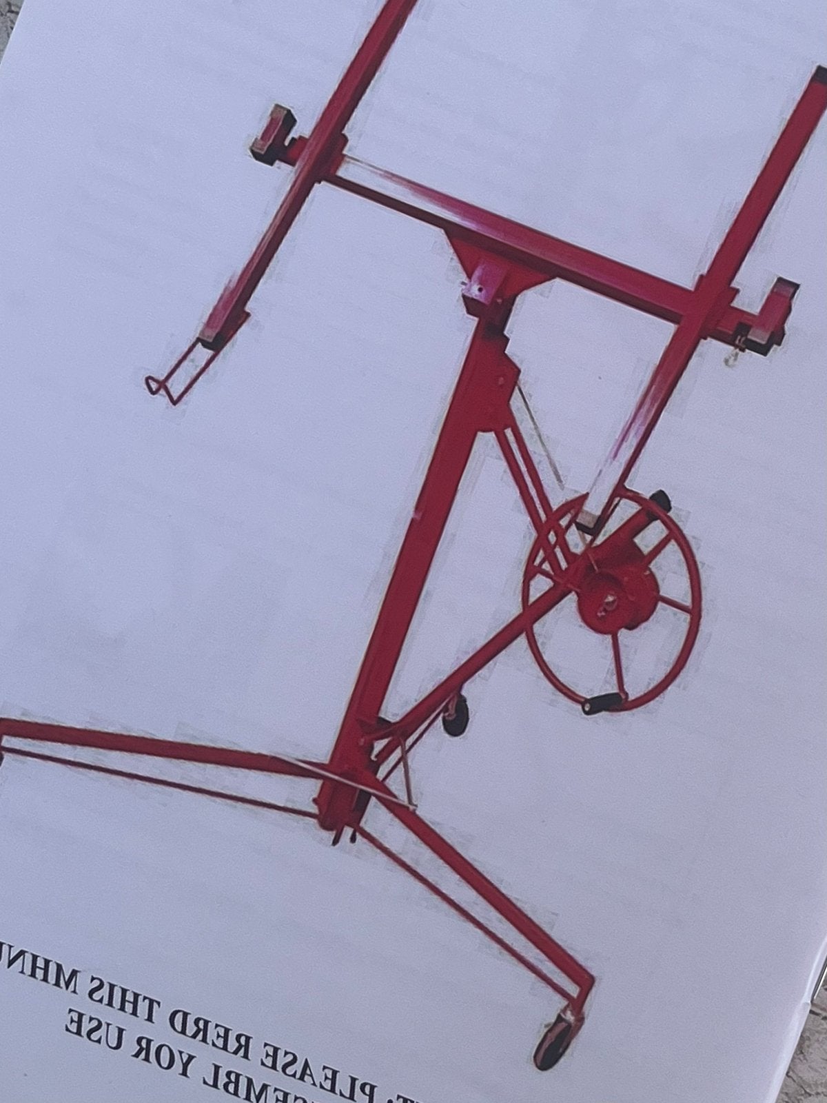 Gyproc platen lift, Enlèvement, Comme neuf, Ascenseur de chantier