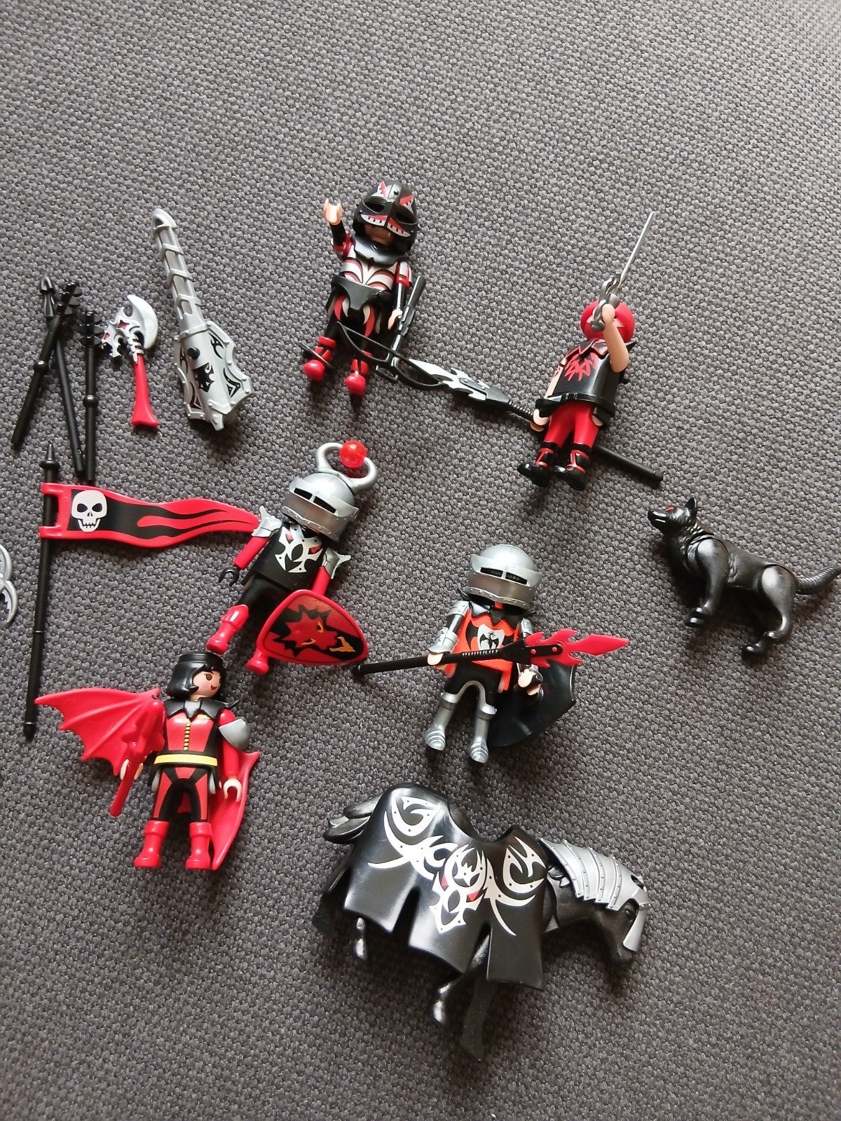 Lot chevaliers Playmobil, Kinderen en Baby's, Ophalen of Verzenden, Gebruikt, Figuren