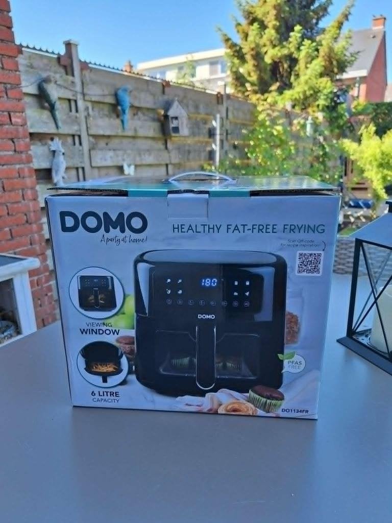 airfryer domo, Elektronische apparatuur, Ophalen of Verzenden, Nieuw, Airfryer, 1500 gram of meer