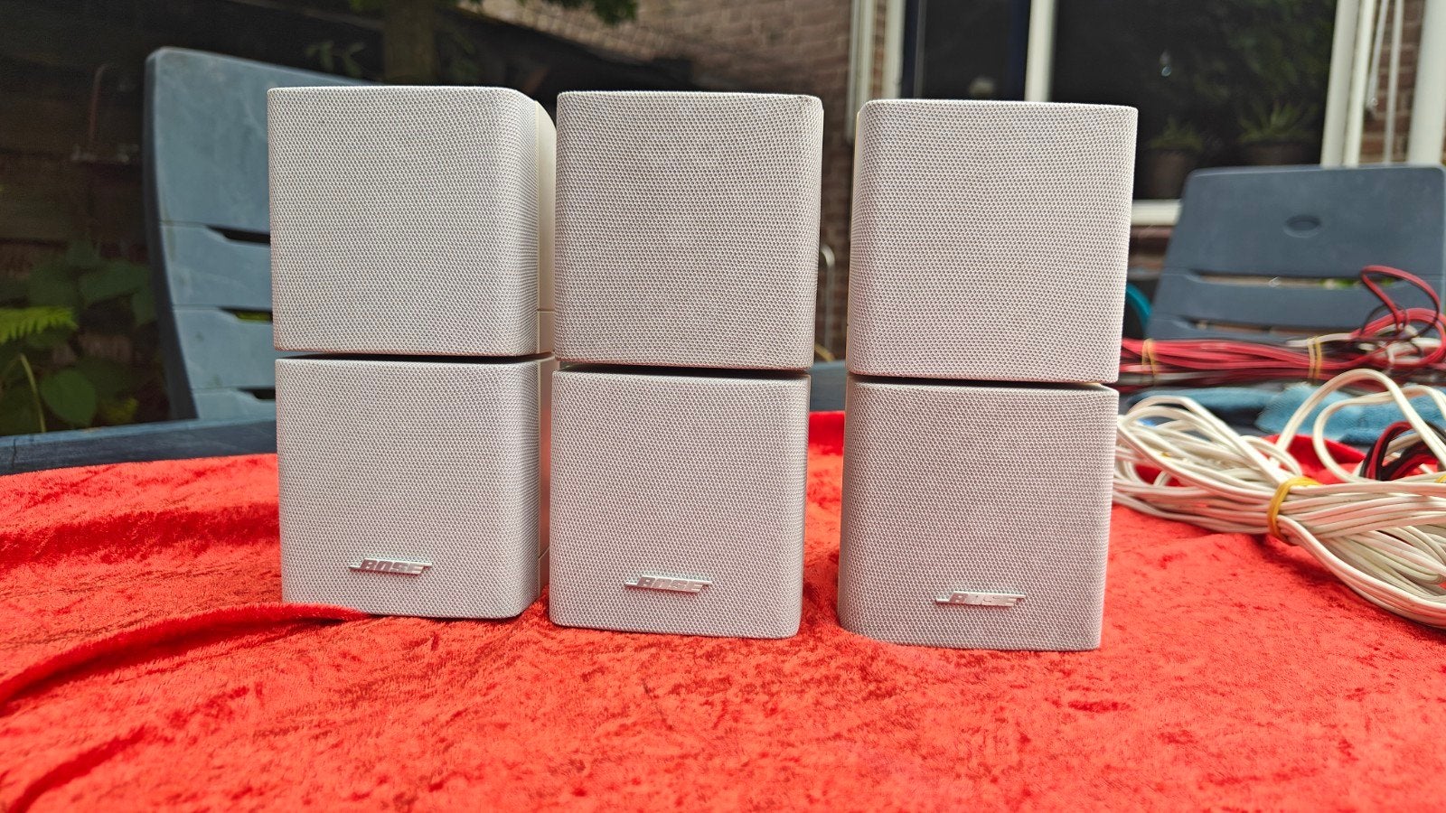 Bose Dubbele Cube luidsprekers 3x wit of zwart, Audio, Tv en Foto, Ophalen of Verzenden