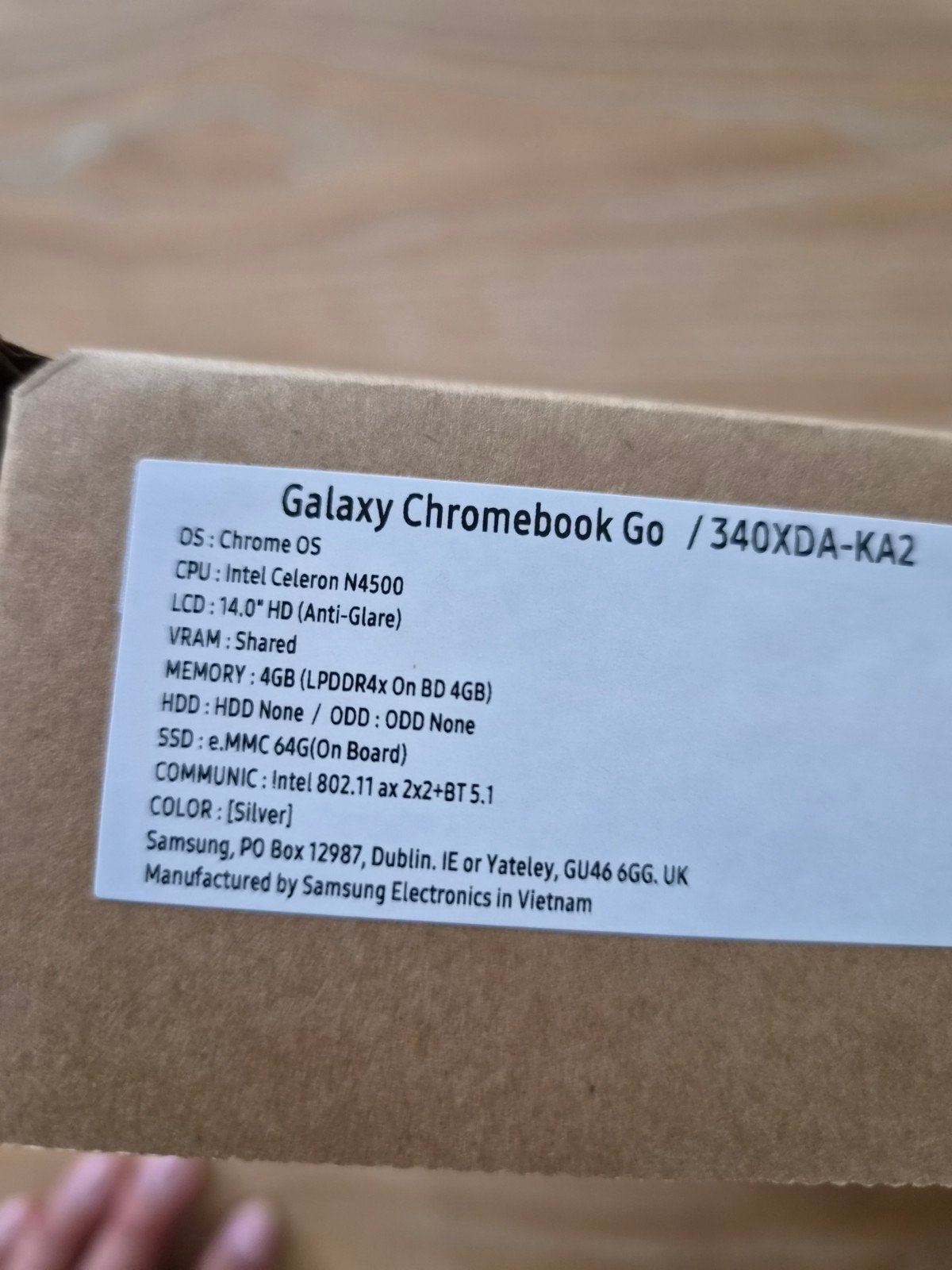 Galaxy Chromebook Go Sealed + 2j warranty., Informatique & Logiciels, Stations d'accueil, Enlèvement