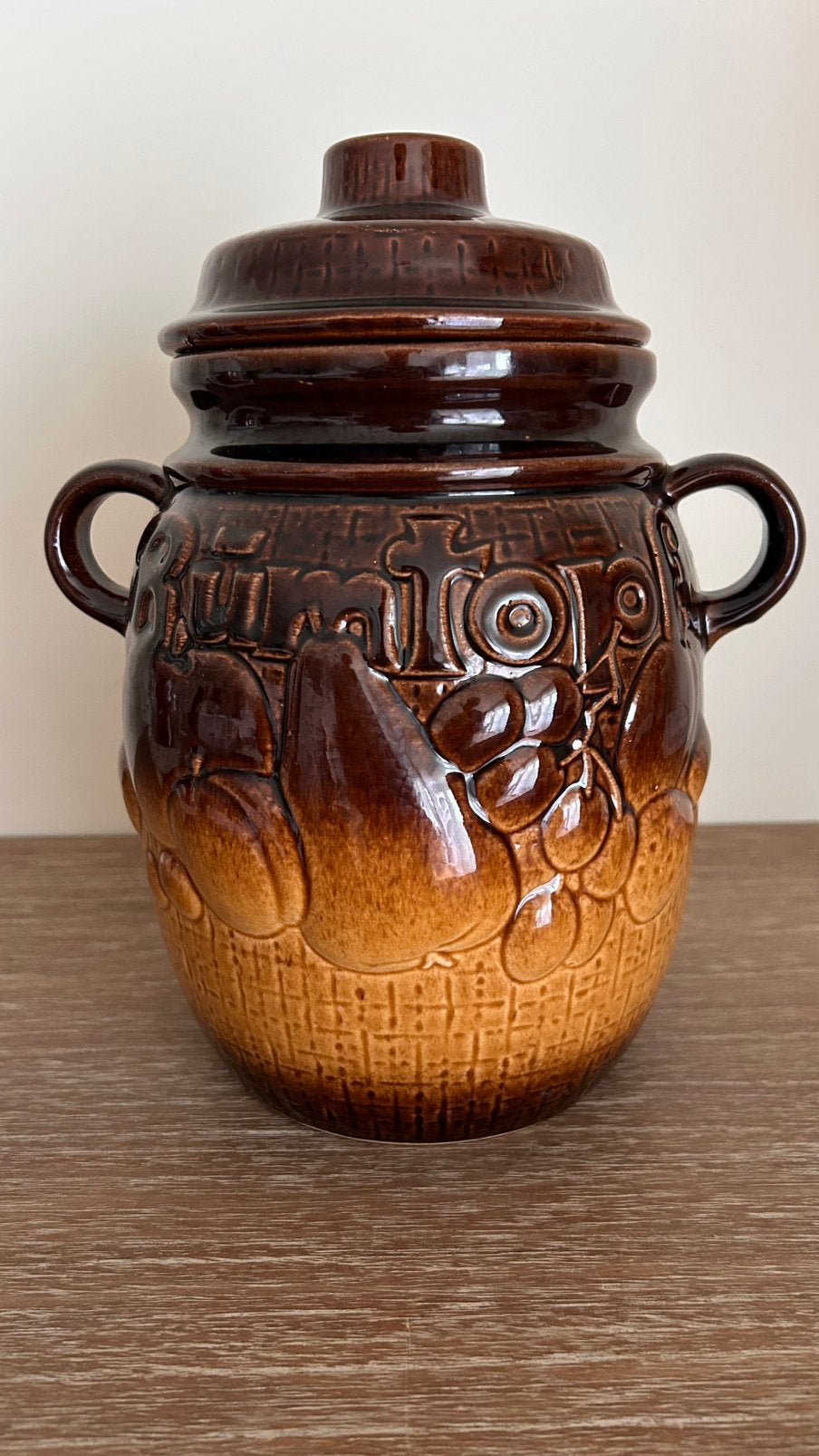 Vintage Scheurich Keramik rumtop, Ophalen of Verzenden