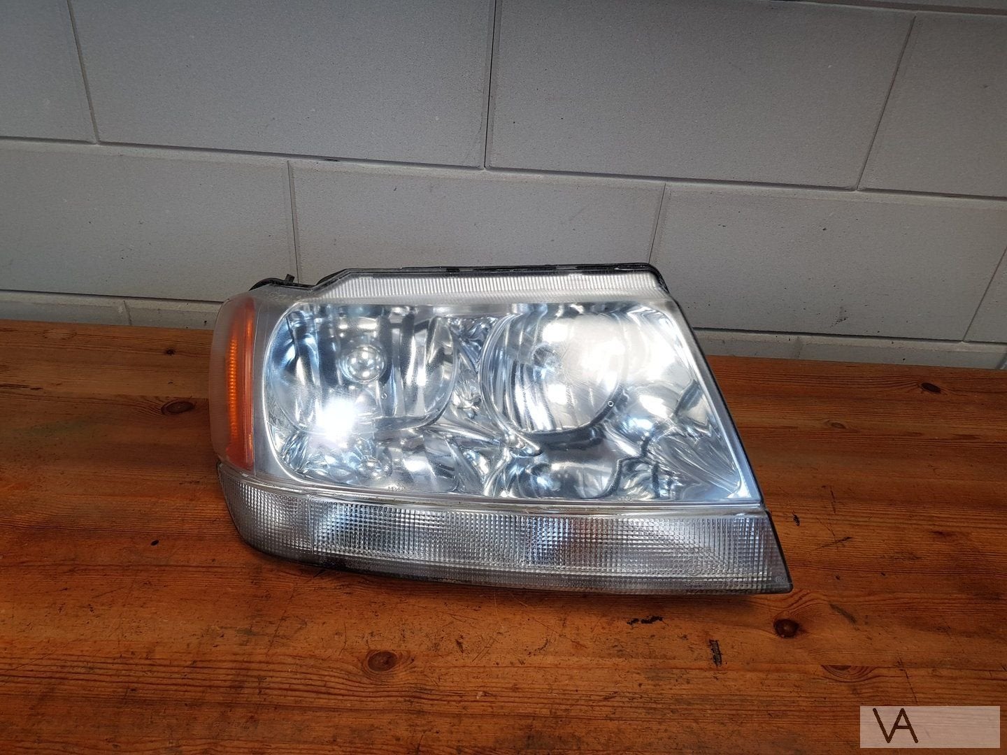 Koplamp rechts Jeep grand Cherokee 1999 - 2005 schadevrij 75, Jeep, -, Utilisé, -