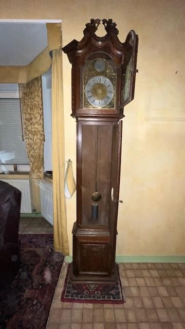 Horloge de parquet namuroise début 19ème, Enlèvement