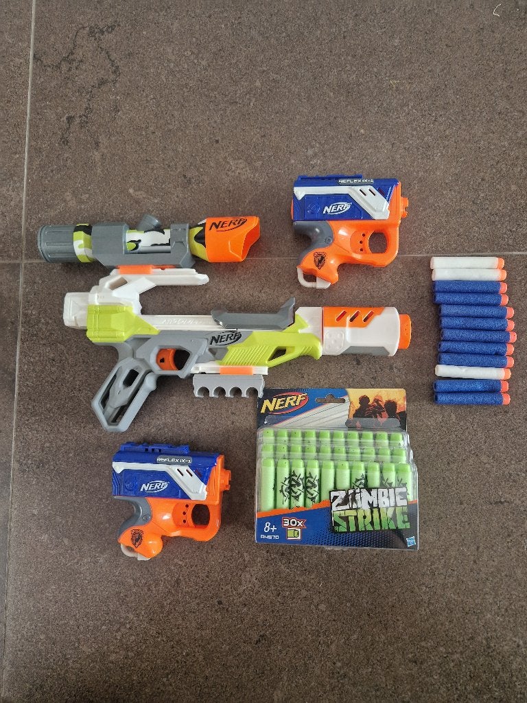 Nerf speelgoedgeweren, Ophalen of Verzenden, Zo goed als nieuw