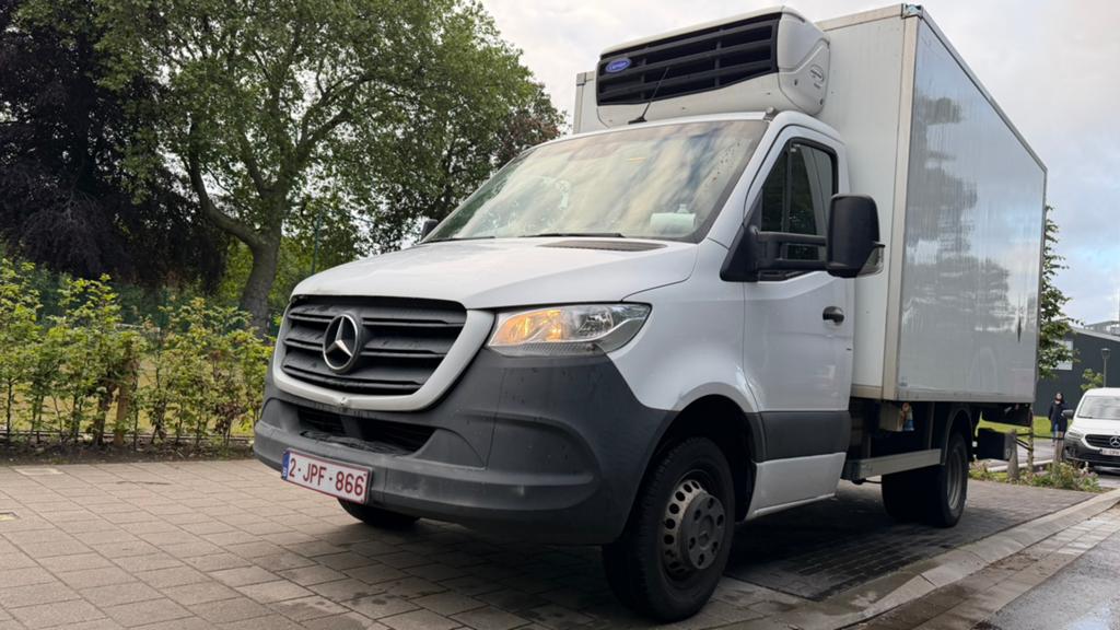 Camionnette frigorifique, Auto's, Mercedes-Benz, Automaat, 3200 kg, Wit, Diesel